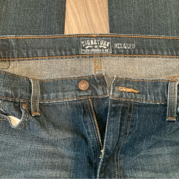 Levi’s Signature Relaxed Jeans Boot Cut w36 L29 - Picture 6 of 13